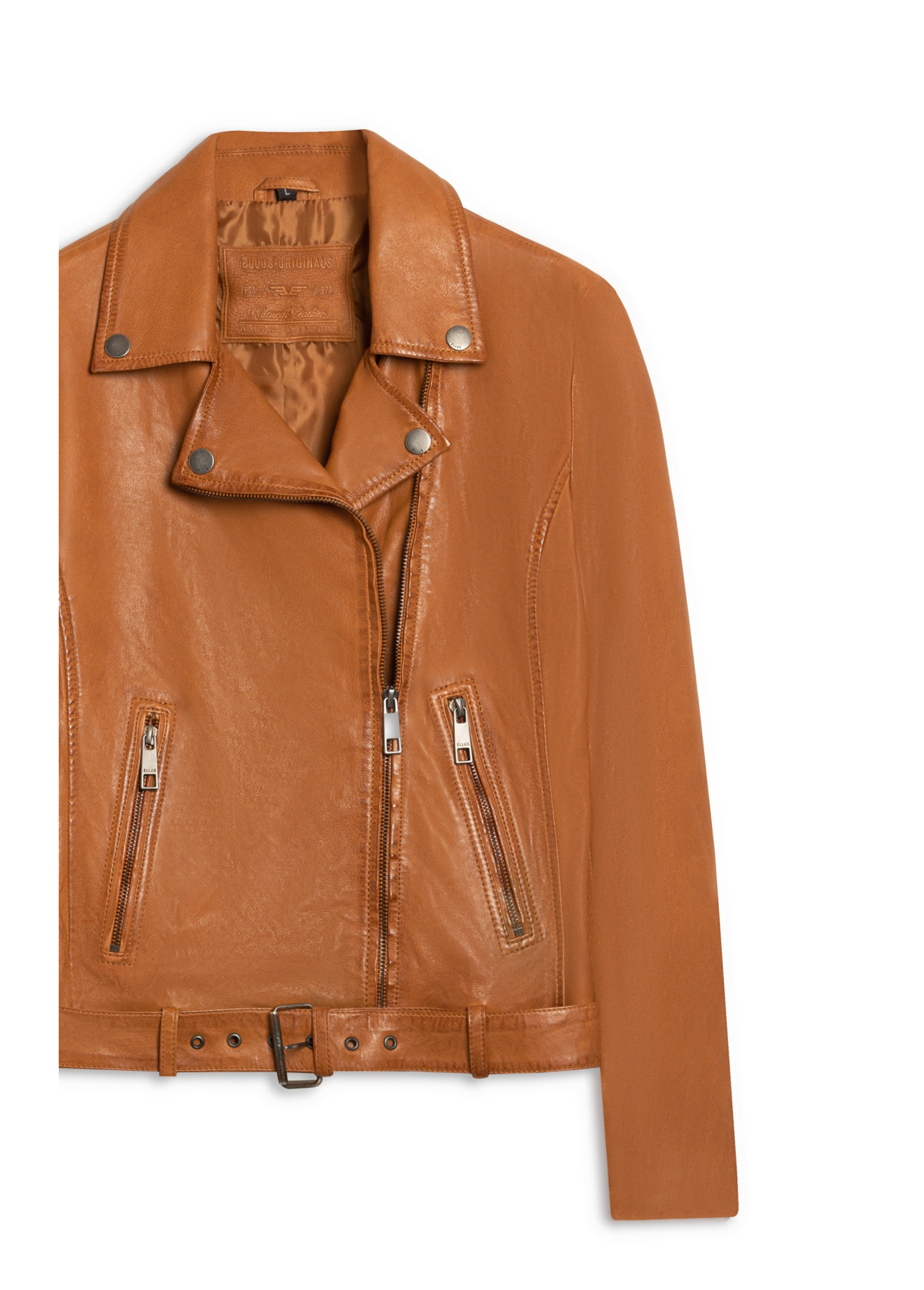 Jaqueta  Leather Perfecto Camel