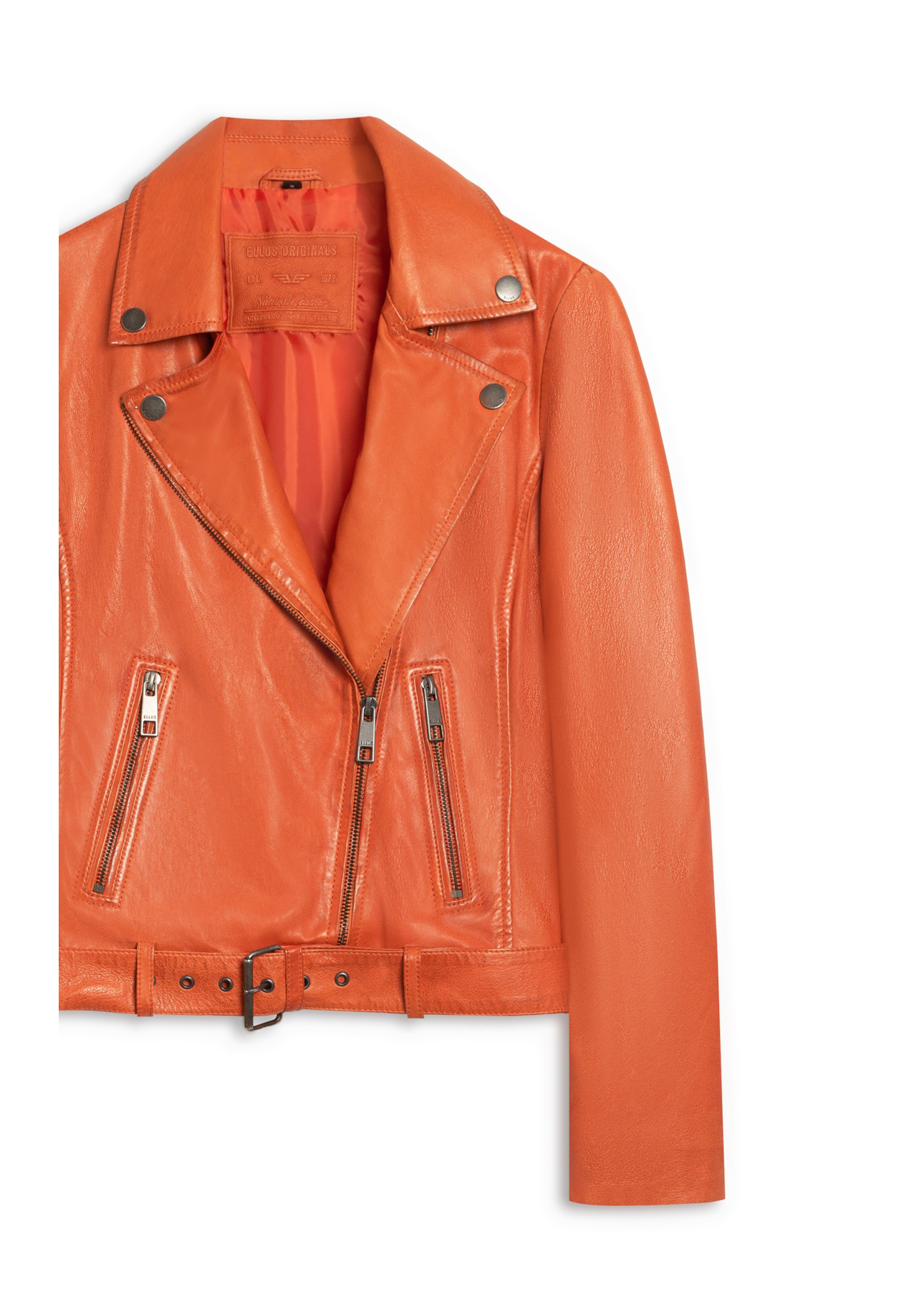 Jaqueta  Leather Perfecto Laranja