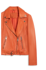 Jaqueta  Leather Perfecto Laranja