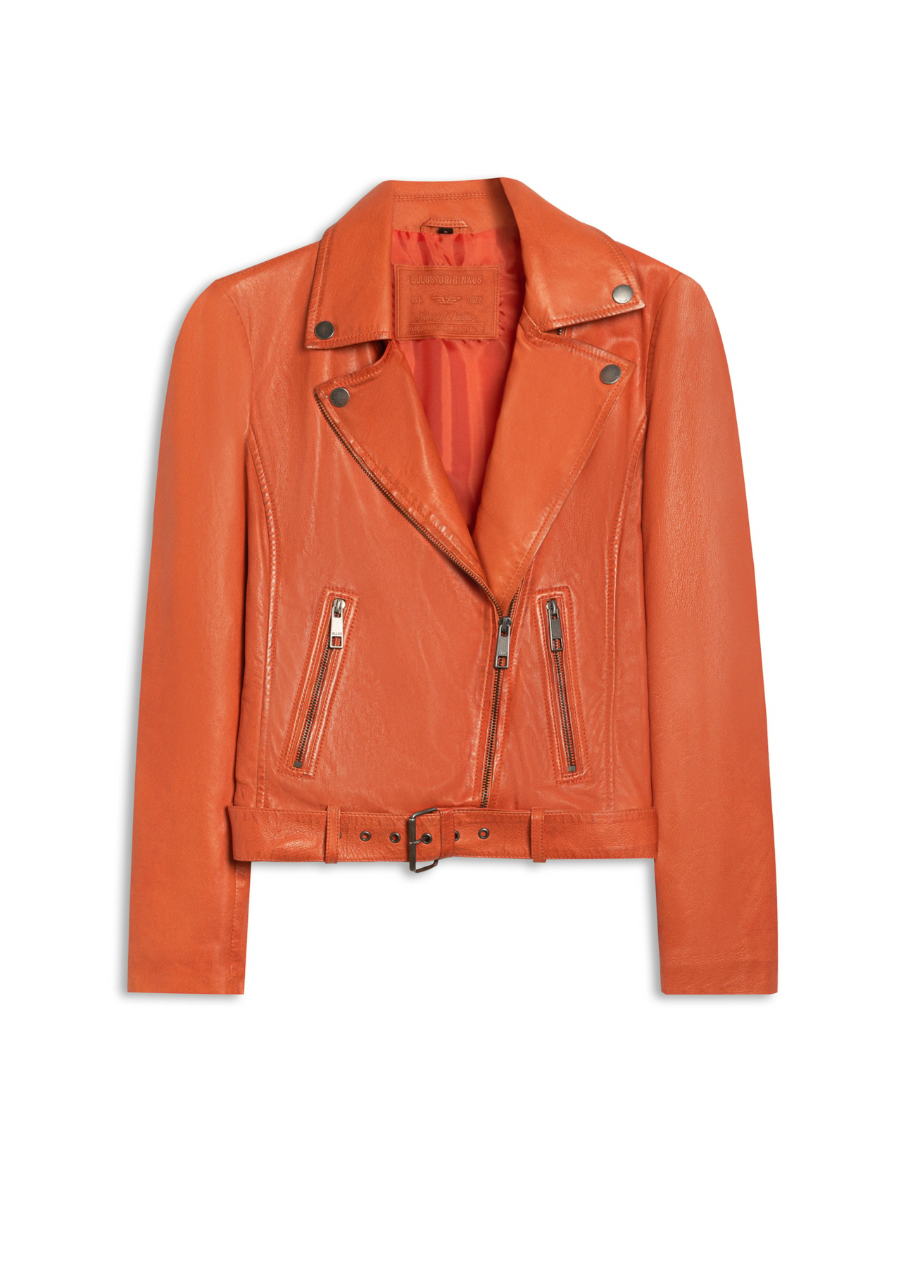 Jaqueta  Leather Perfecto Laranja