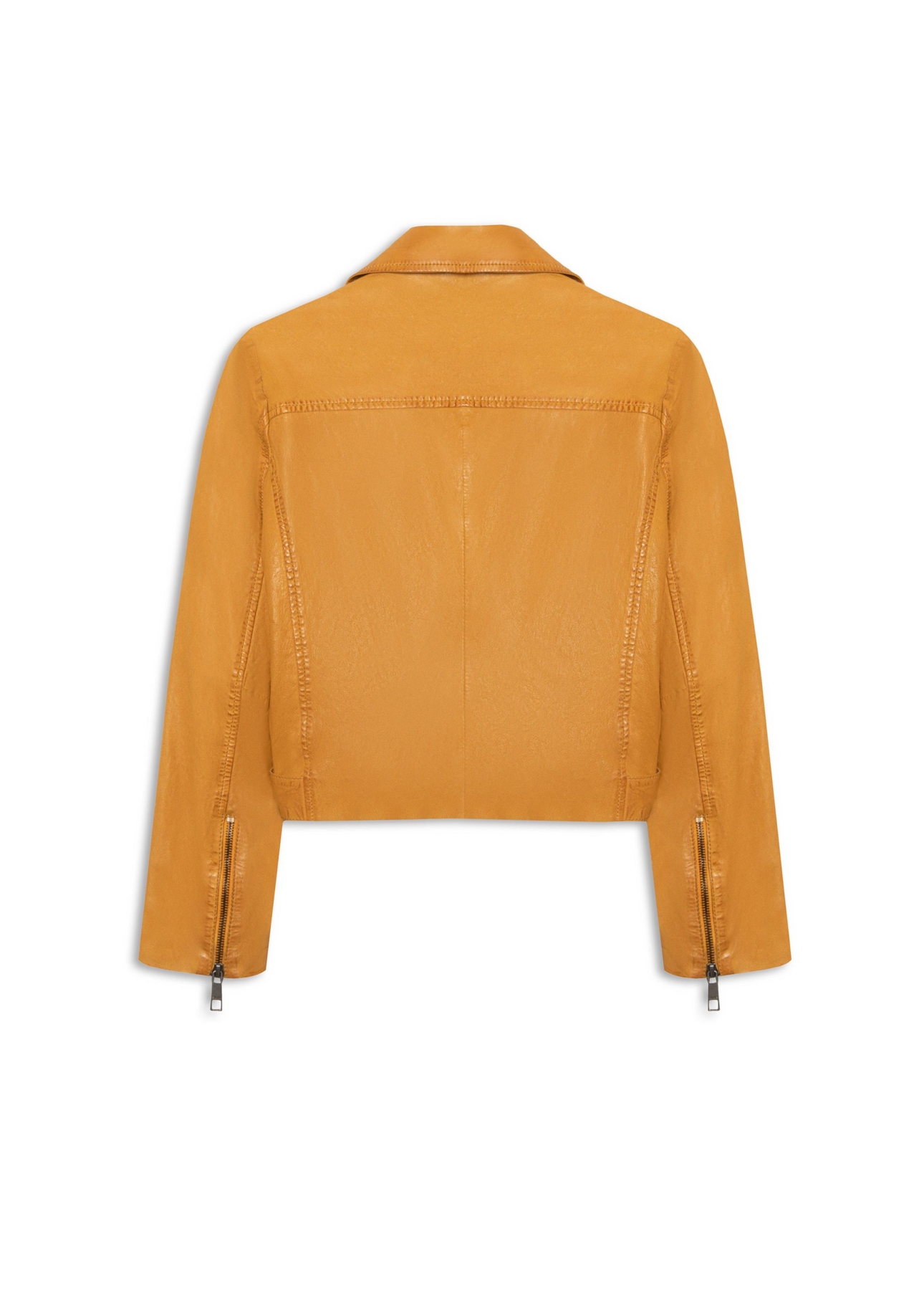 Jaqueta  Leather Perfecto Mostarda