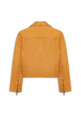 Jaqueta  Leather Perfecto Mostarda