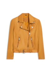 Jaqueta  Leather Perfecto Mostarda