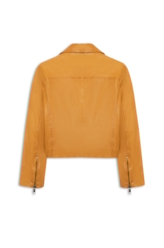 Jaqueta  Leather Perfecto Mostarda