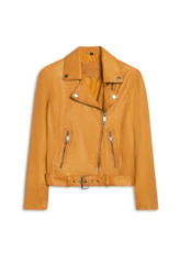 Jaqueta  Leather Perfecto Mostarda