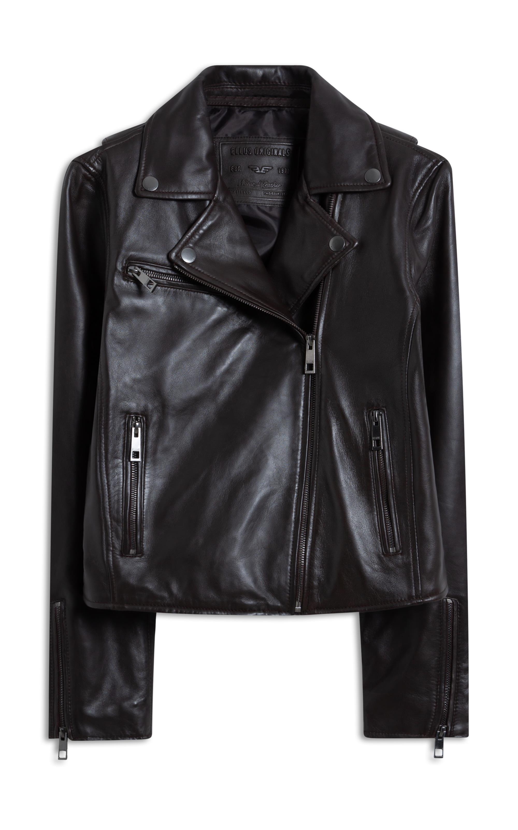 Jaqueta Leather Perfecto Signature Preto