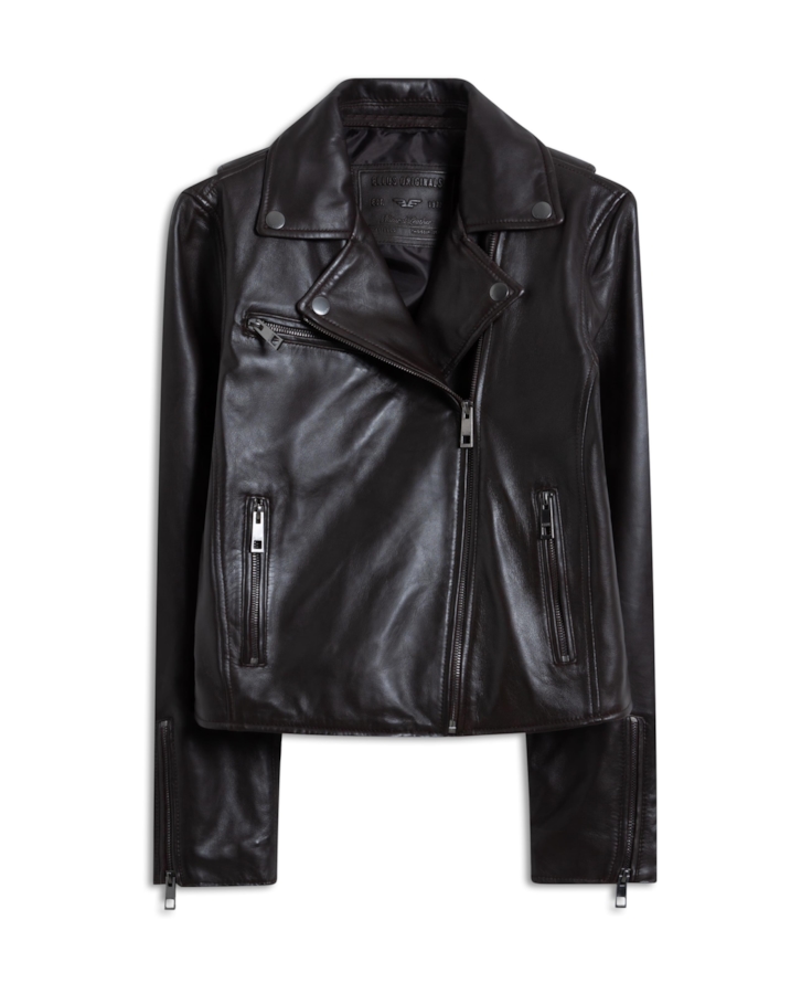 Jaqueta Leather Perfecto Signature Cafe