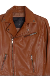 Jaqueta Leather Perfecto Signature Caramelo
