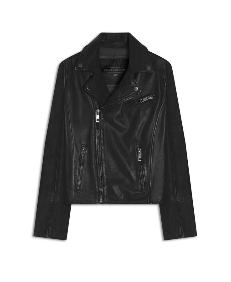 Jaqueta Leather Perfecto Signature Preto