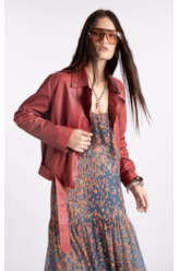 Jaqueta  Leather Perfecto Terra