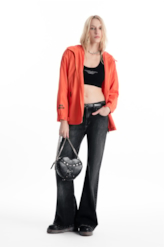 Jaqueta Light Nylon Duff Rock Laranja
