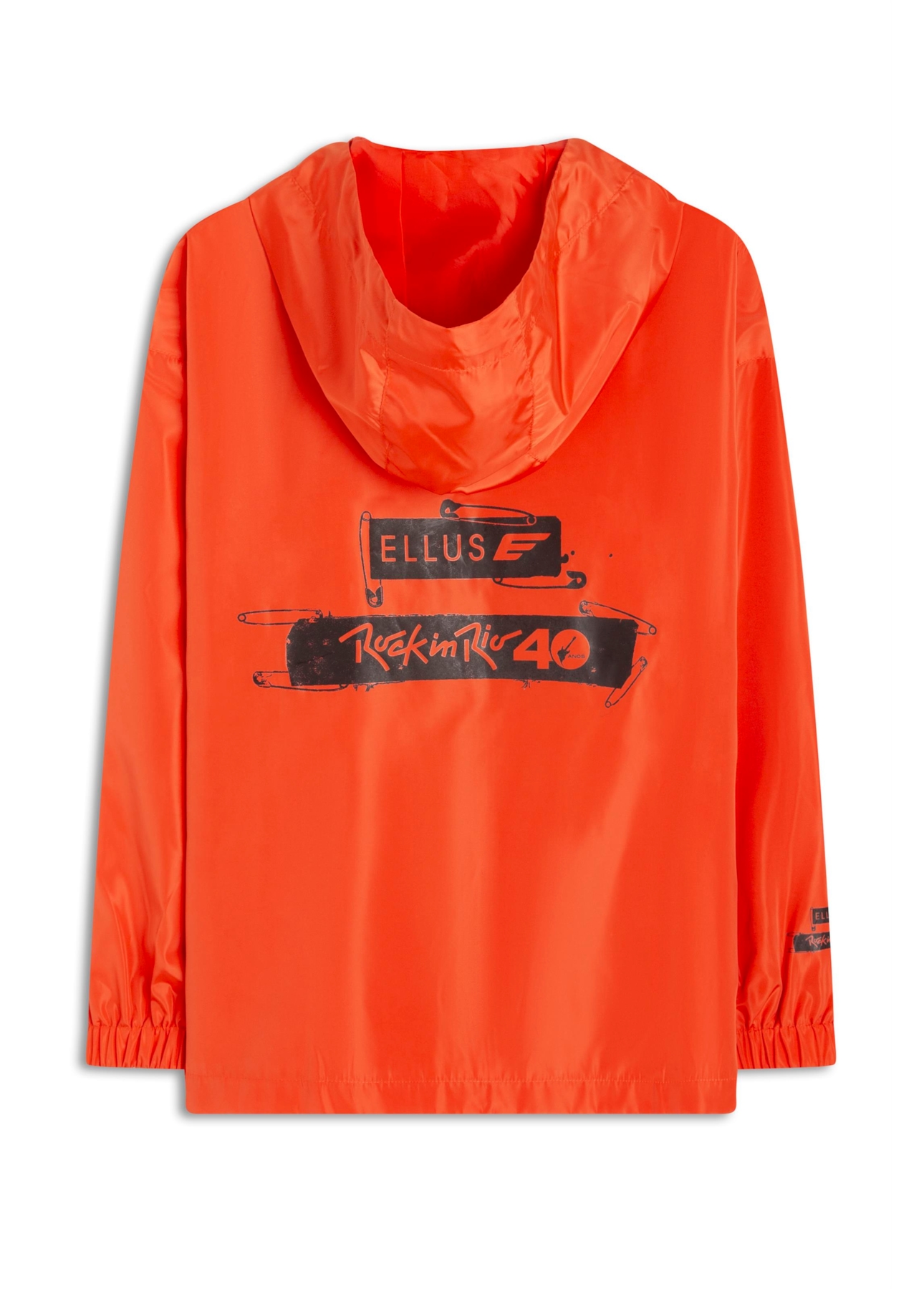 Jaqueta Light Nylon Duff Rock Laranja