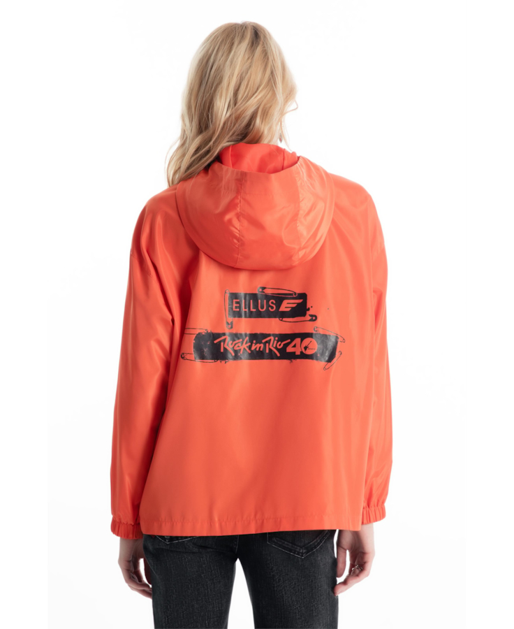 Jaqueta Light Nylon Duff Rock Laranja