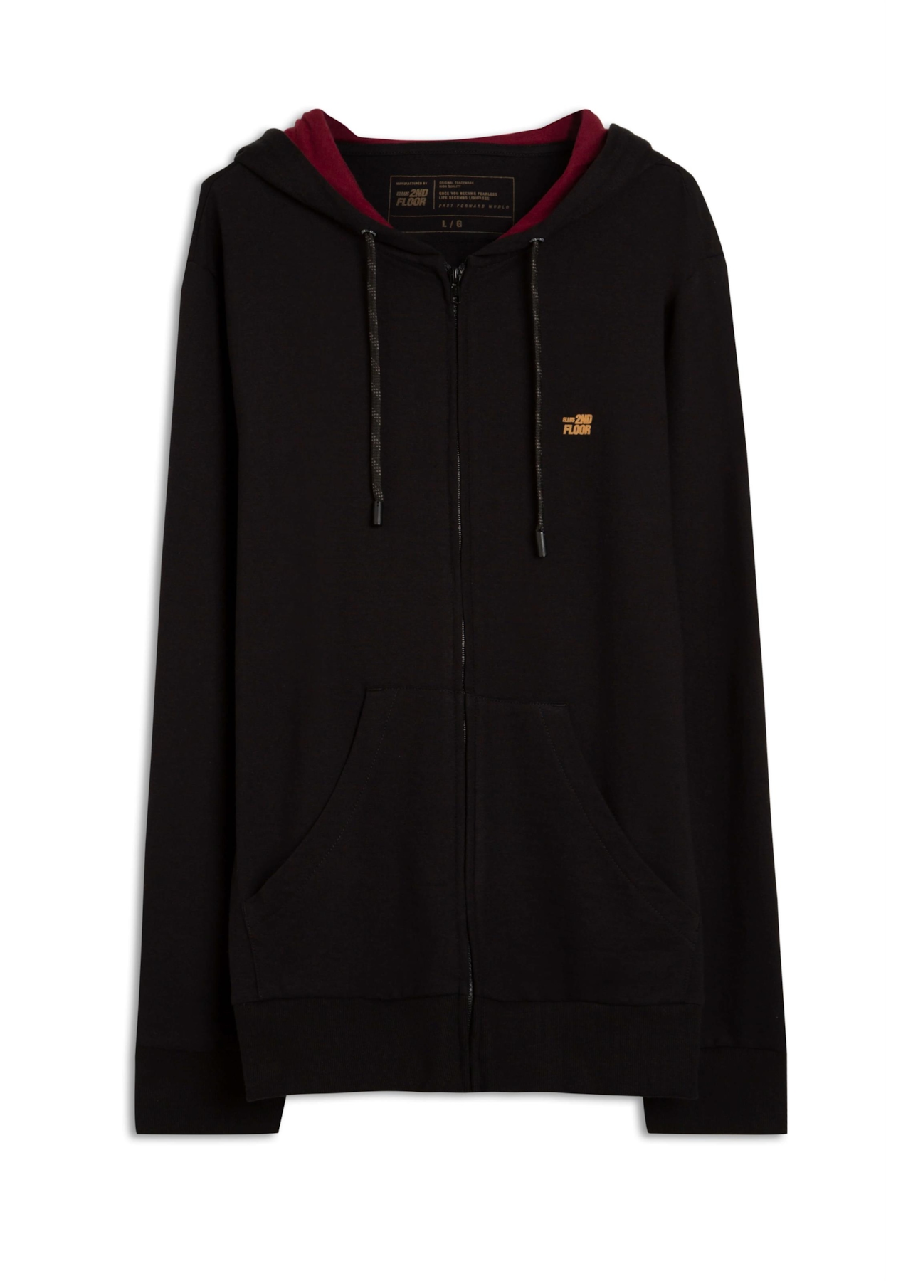 Jaqueta Moletom Basic Preto