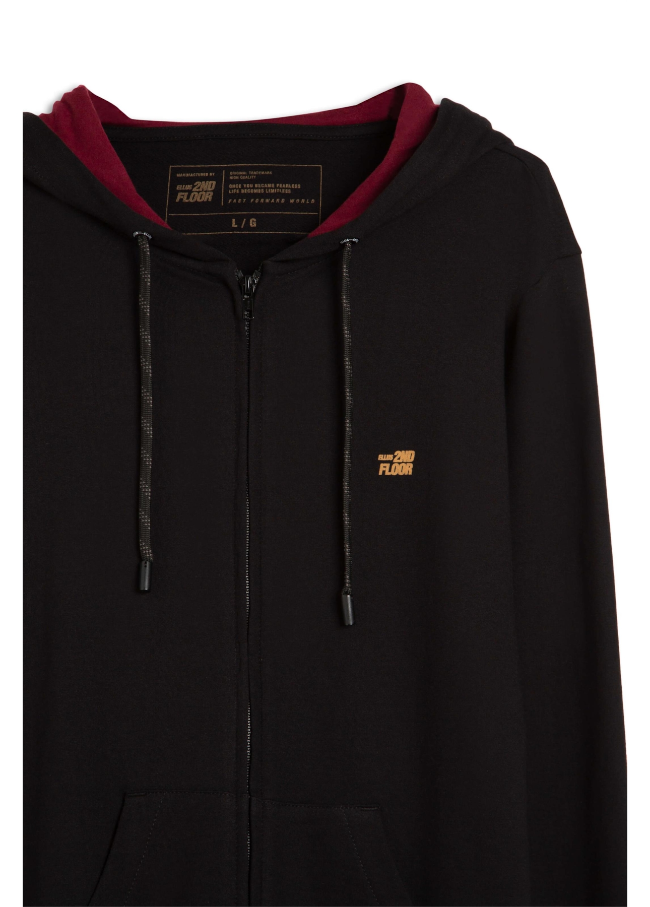 Jaqueta Moletom Basic Preto