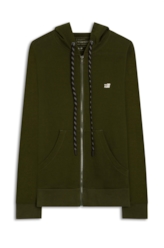 Jaqueta Moletom Basic Verde Militar