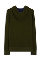 Jaqueta Moletom Basic Verde Militar