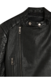 Jaqueta Motorcycle Leather Preto
