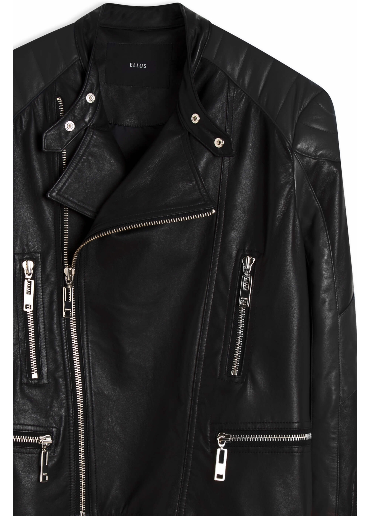 Jaqueta Motorcycle Leather Preto