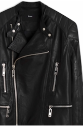 Jaqueta Motorcycle Leather Preto