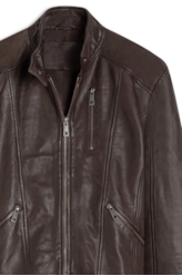 Jaqueta Natural Leather Biker Cafe