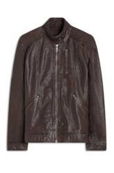 Jaqueta Natural Leather Biker Cafe