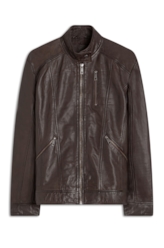 Jaqueta Natural Leather Biker Cafe