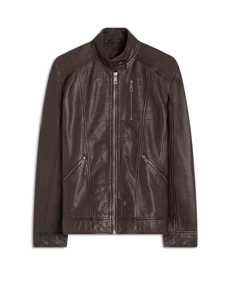 Jaqueta Natural Leather Biker Cafe