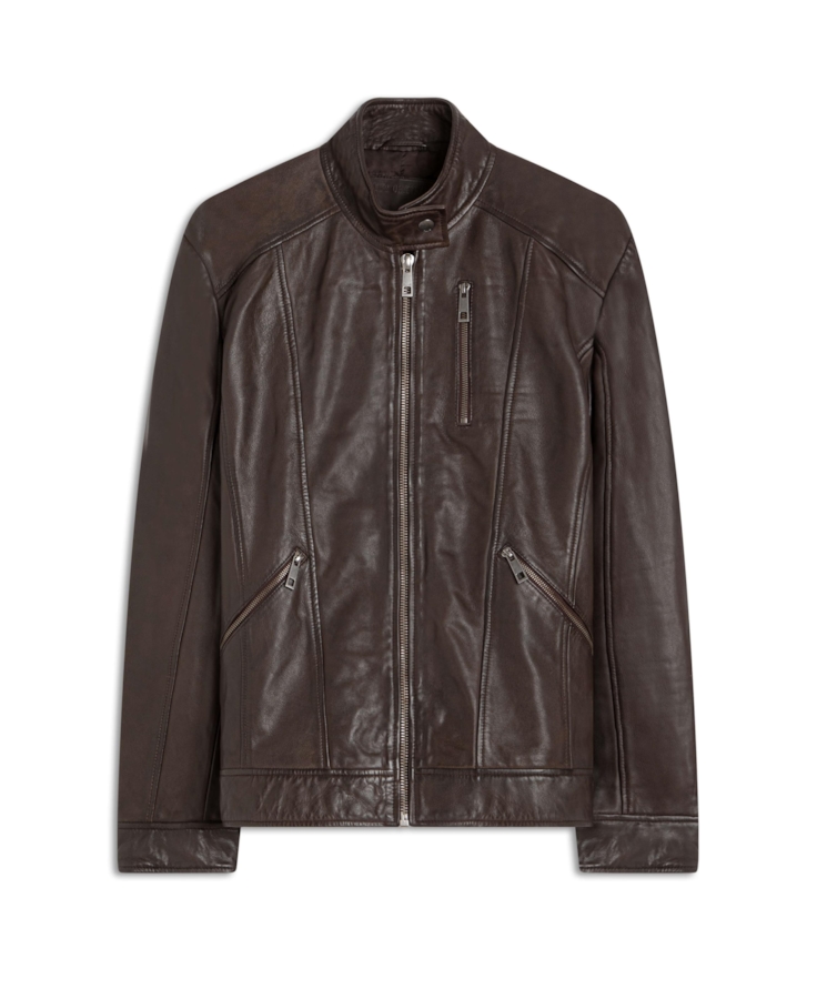 Jaqueta Natural Leather Biker Cafe