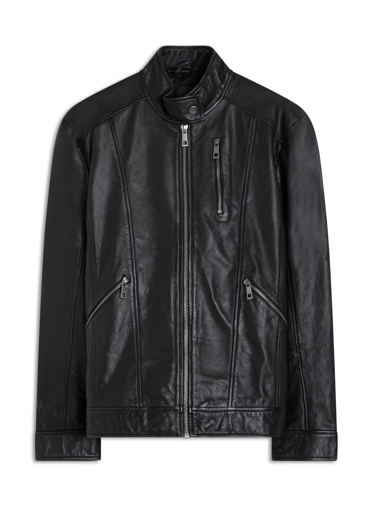 Jaqueta Natural Leather Biker Preto