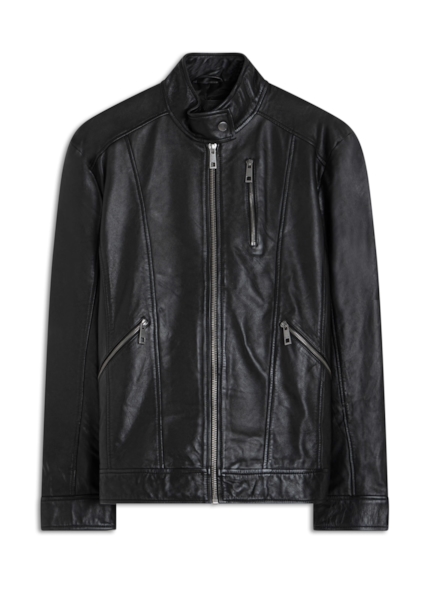 Jaqueta Natural Leather Biker Preto