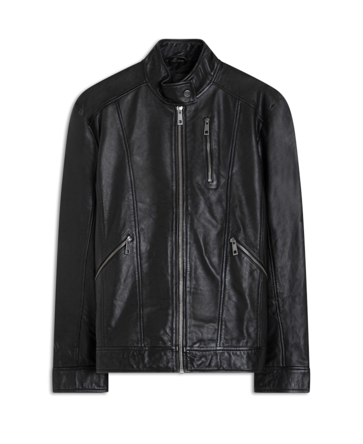 Jaqueta Natural Leather Biker Preto