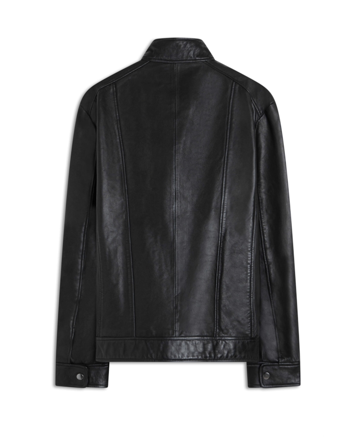 Jaqueta Natural Leather Biker Preto