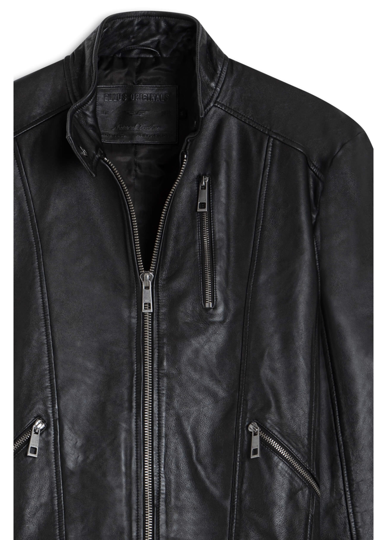 Jaqueta Natural Leather Biker Preto