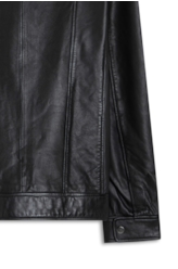 Jaqueta Natural Leather Biker Preto