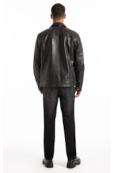Jaqueta Natural Leather Golf Preto