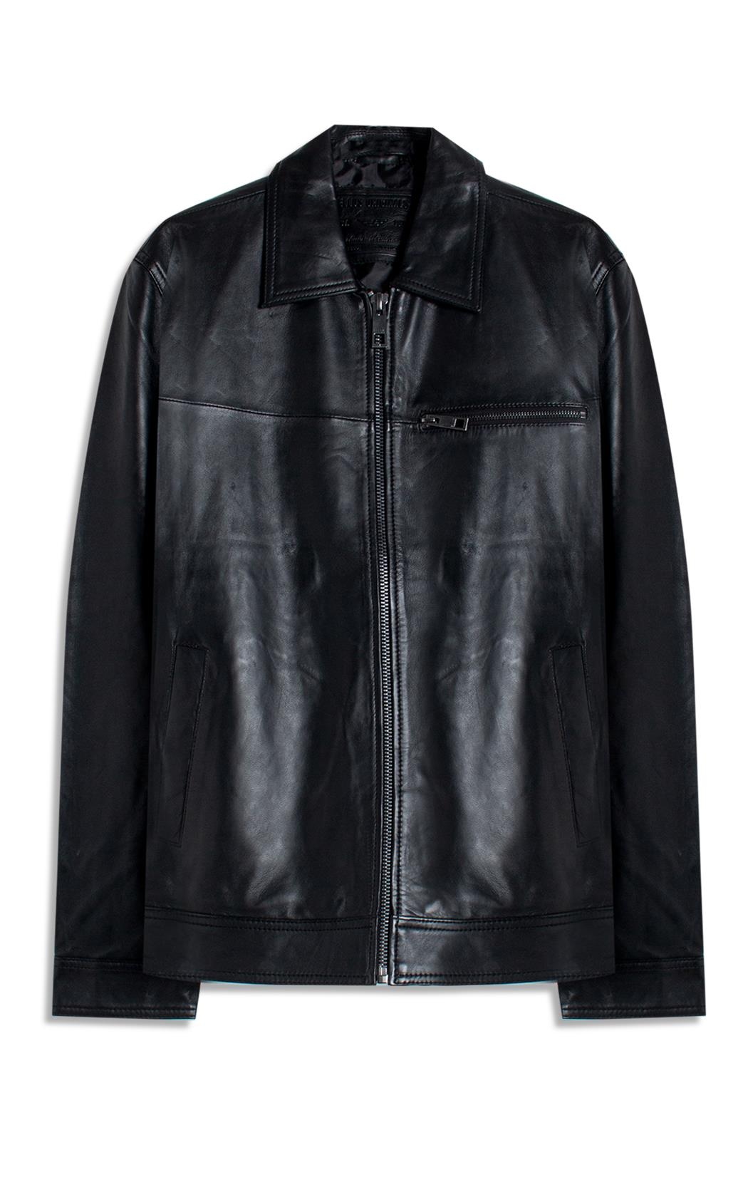 Jaqueta Natural Leather Golf Preto