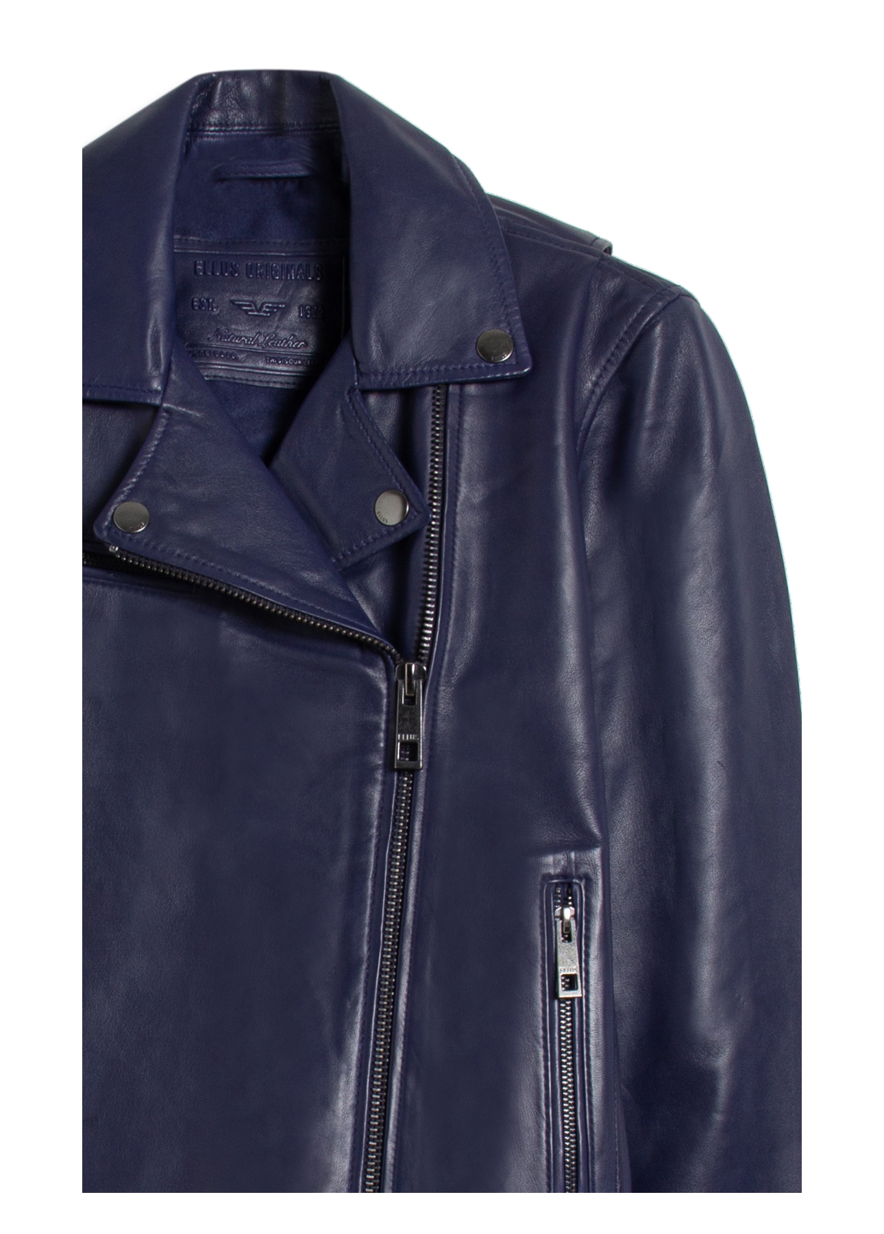 Jaqueta Natural Leather Signature Purple Blue