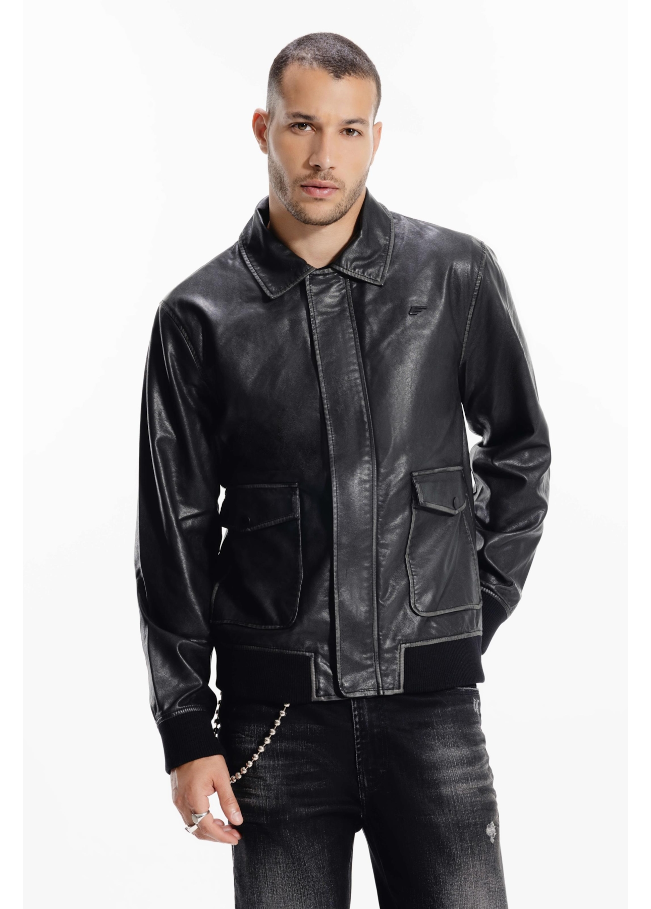 Jaqueta New Aviator Preto