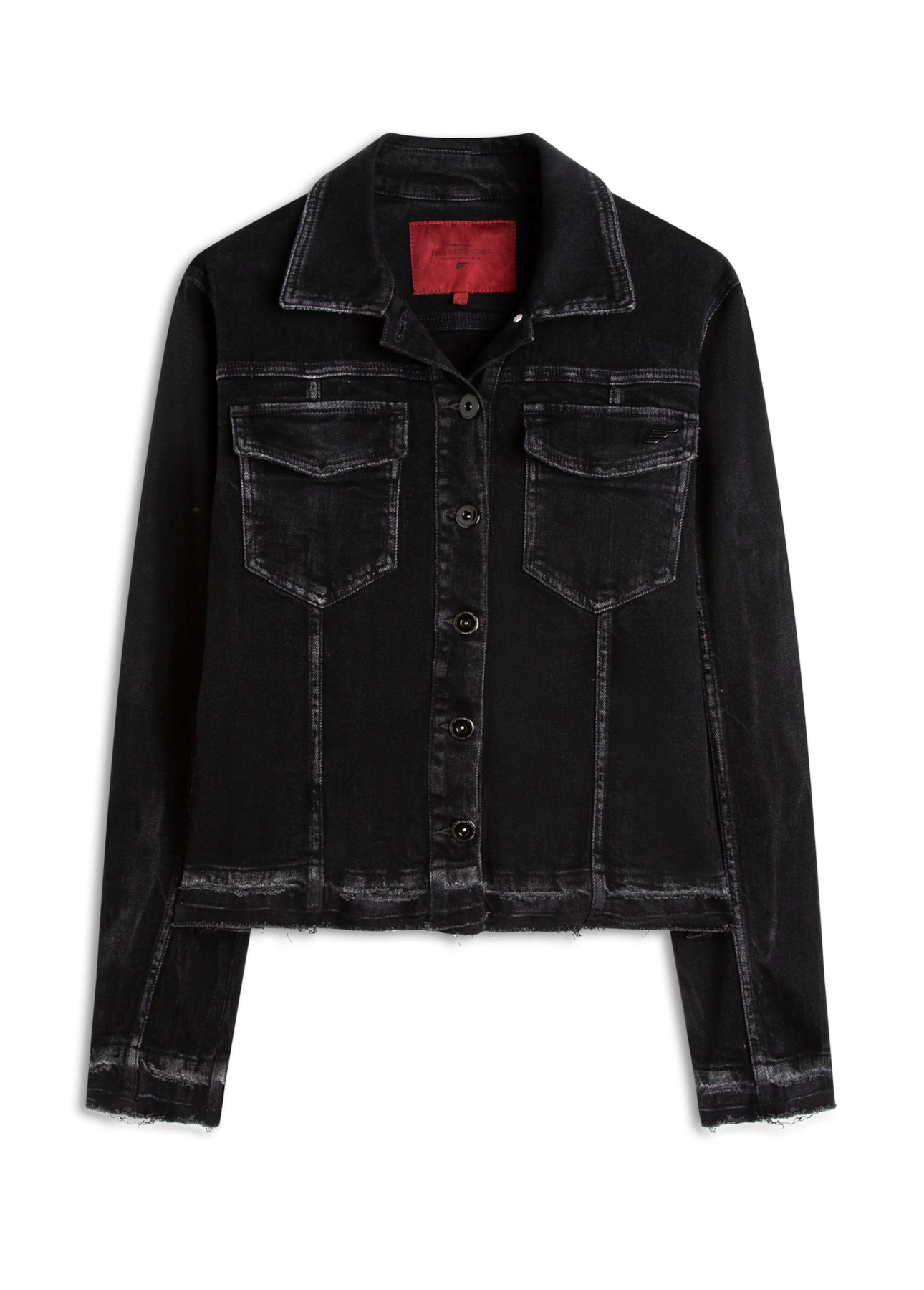 Jaqueta New Black Elastic 1875-Lav.Black C/ Tie Dye