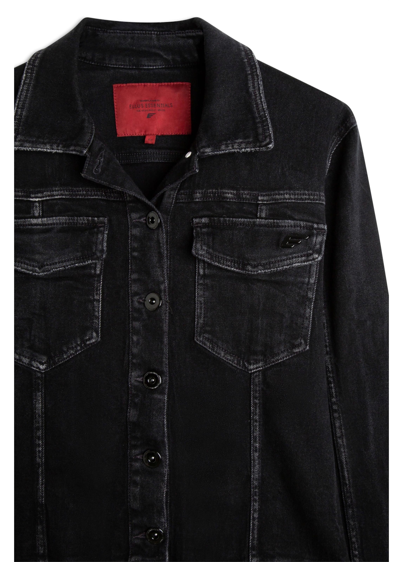 Jaqueta New Black Elastic 1875-Lav.Black C/ Tie Dye