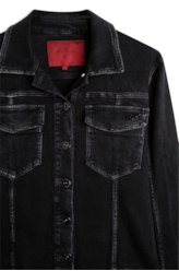 Jaqueta New Black Elastic 1875-Lav.Black C/ Tie Dye