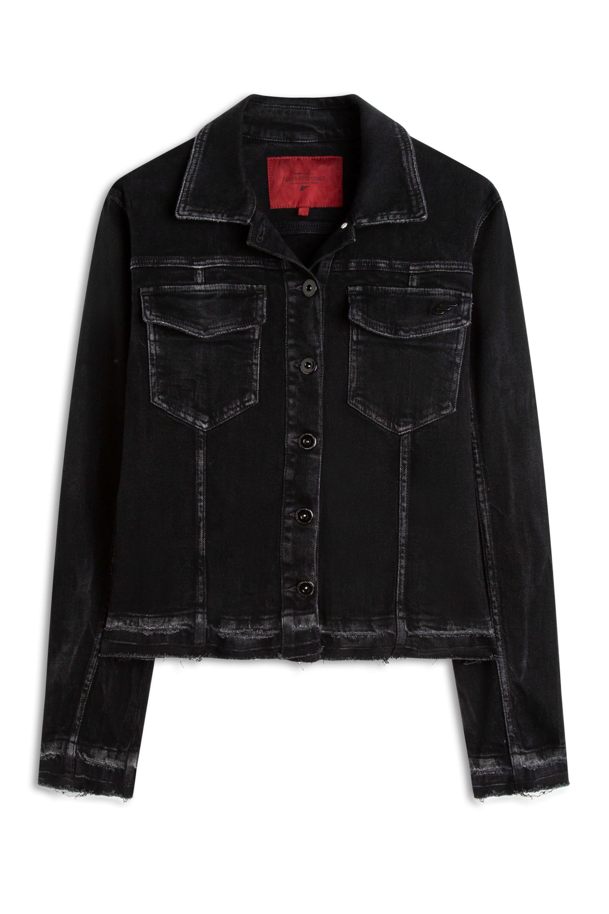 Jaqueta New Black Elastic 1875-Lav.Black C/ Tie Dye
