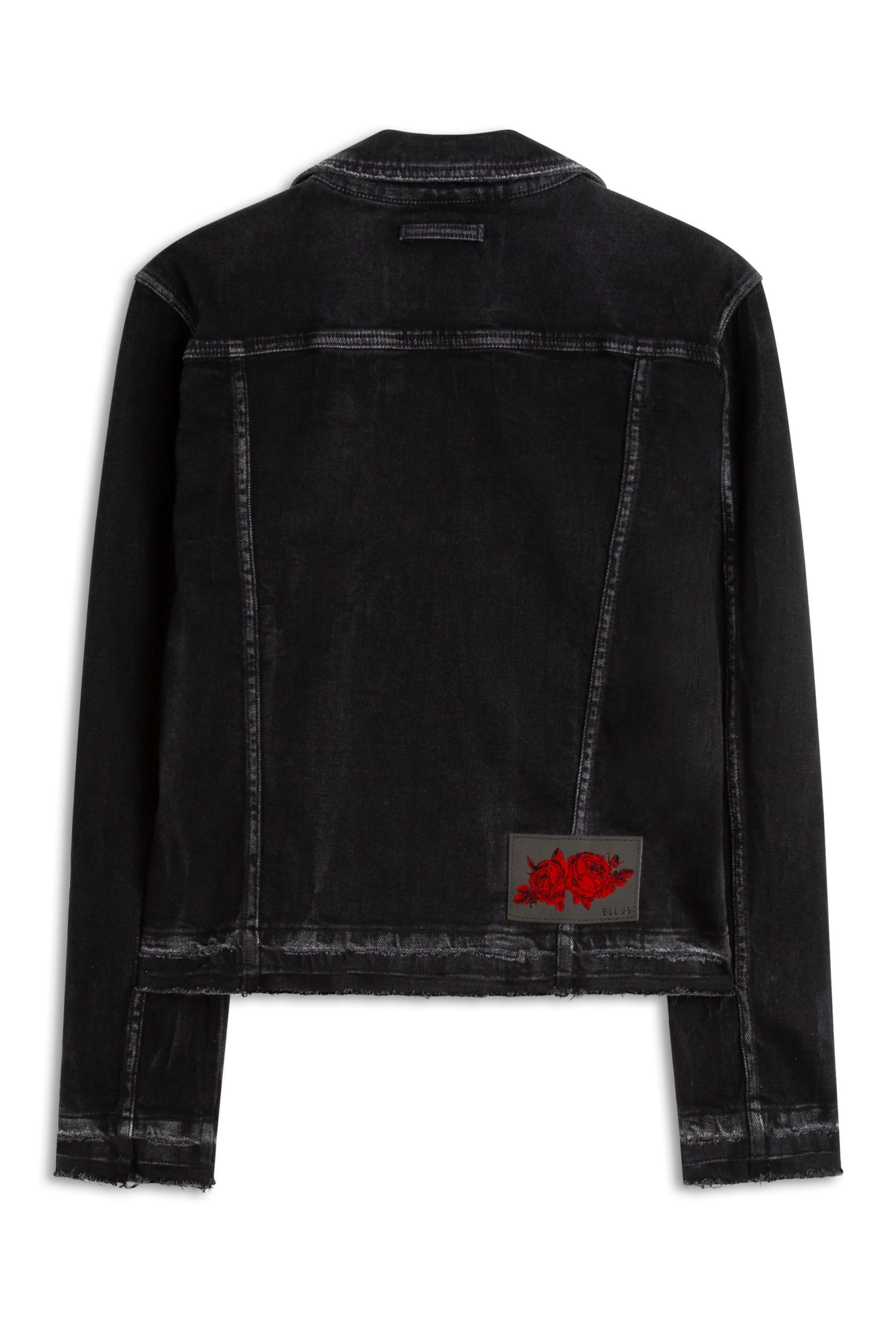 Jaqueta New Black Elastic 1875-Lav.Black C/ Tie Dye