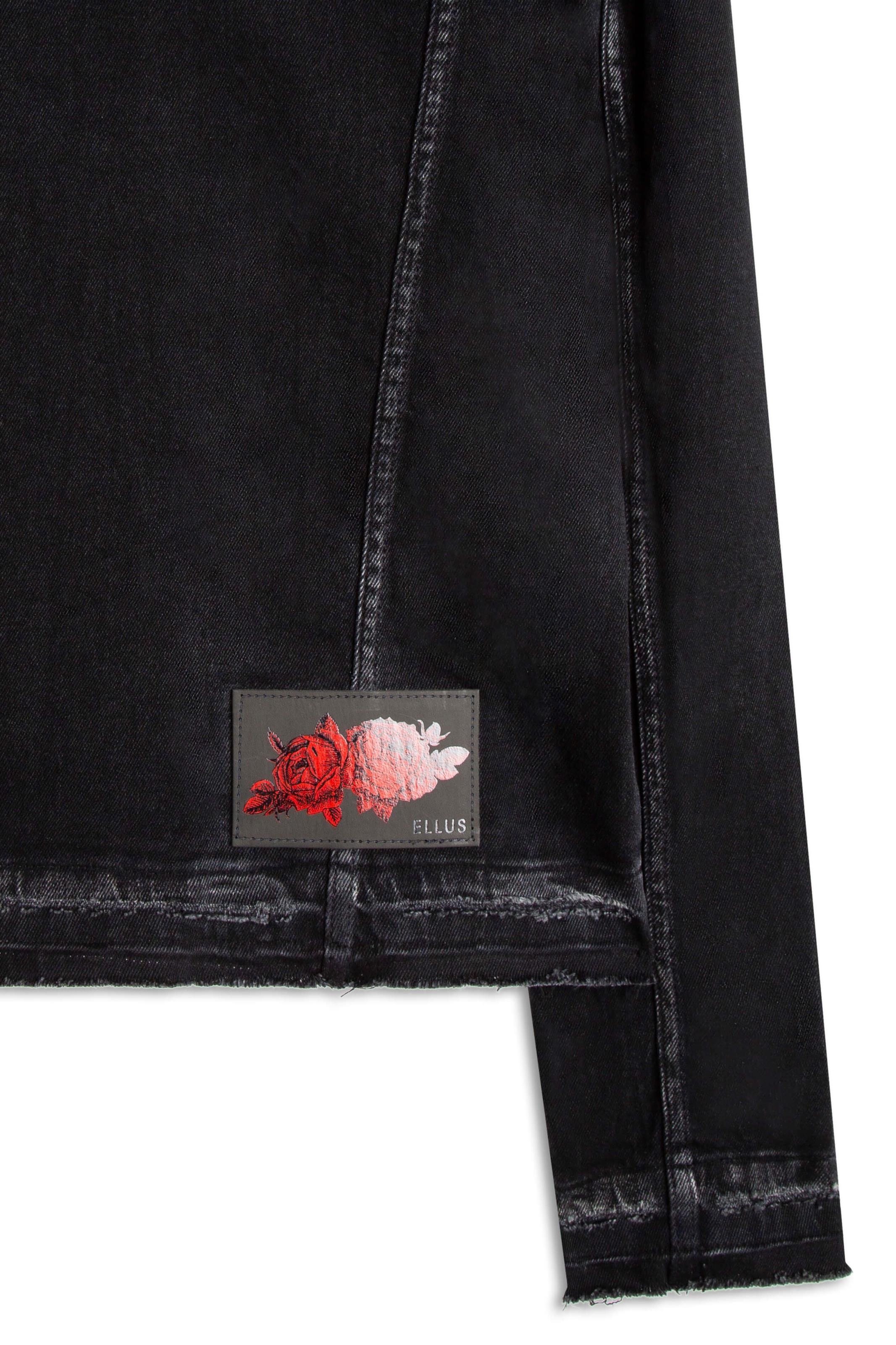 Jaqueta New Black Elastic 1875-Lav.Black C/ Tie Dye