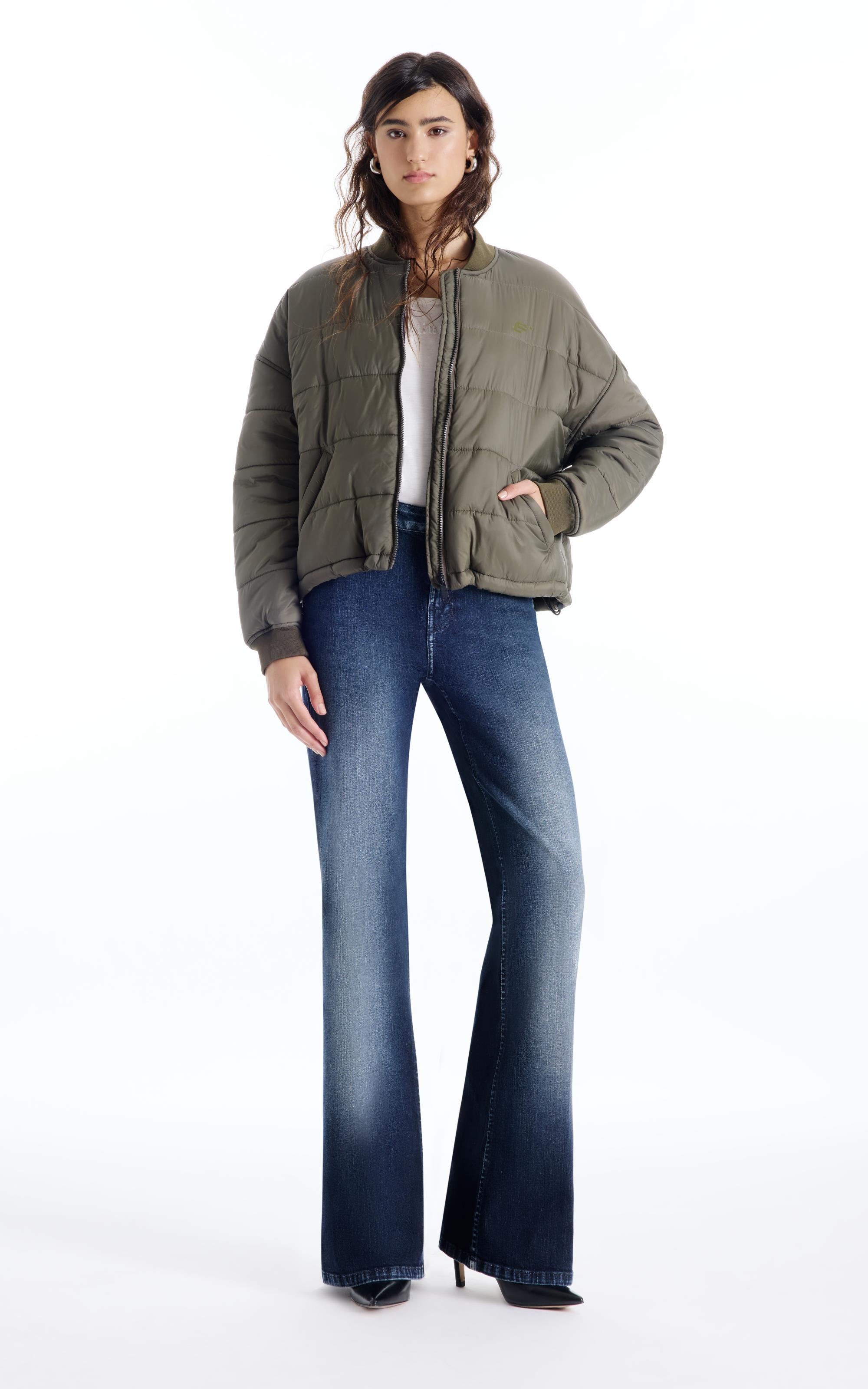 Jaqueta New Ny Puffer Dark Brown