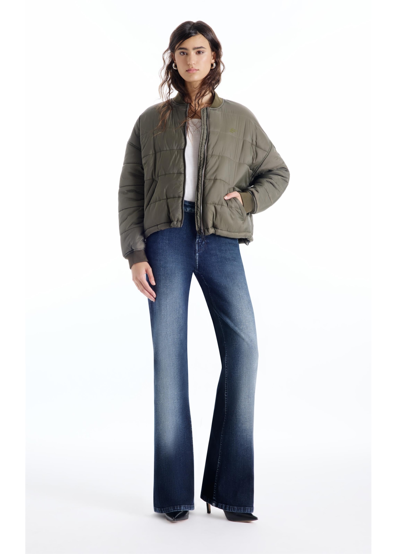 Jaqueta New Ny Puffer Dark Brown