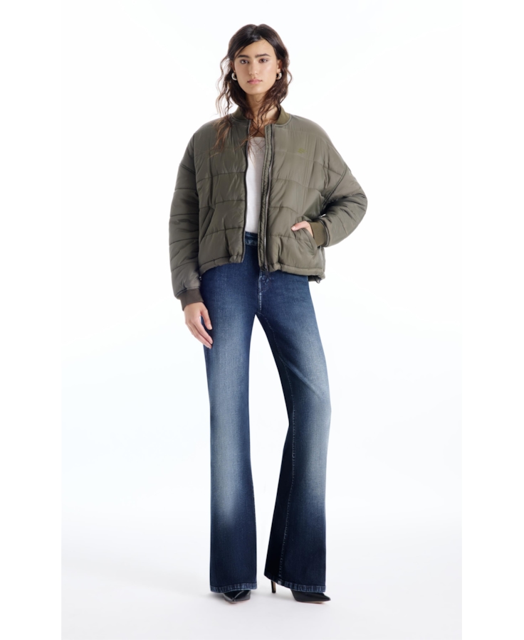 Jaqueta New Ny Puffer Dark Brown