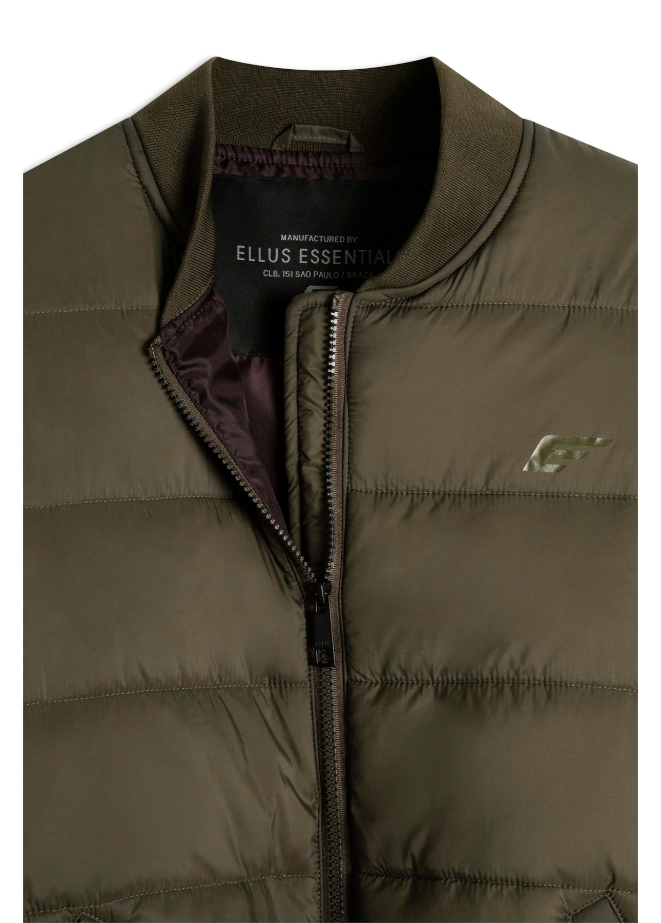 Jaqueta New Ny Puffer Dark Brown