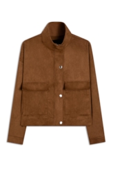 Jaqueta Nobu Press Buttom Camel